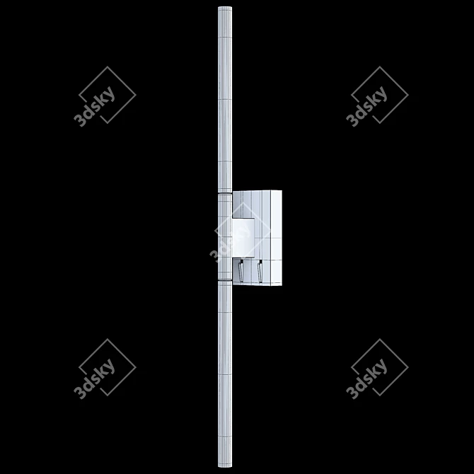 Crystal Lux Largo AP12W Black Pendant 3D model image 2
