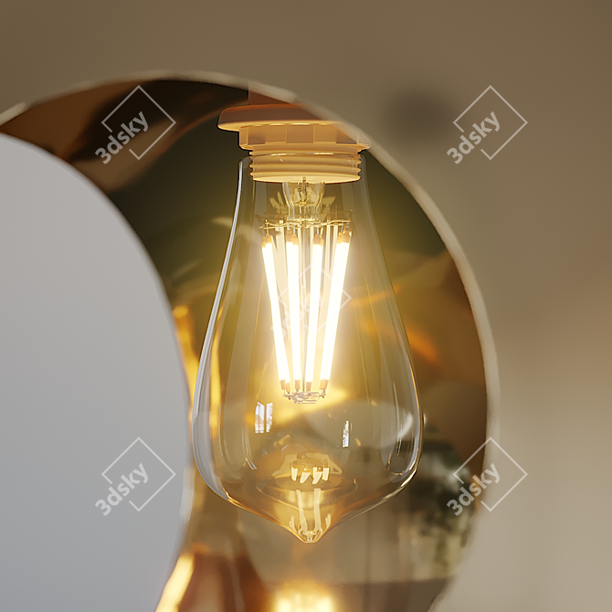 Modern BUBA Suspension Light by Viso 3D model image 2