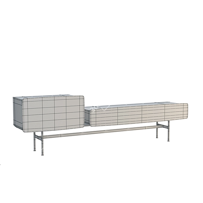 SP Yee Strong Bench and Storage 3D model image 3