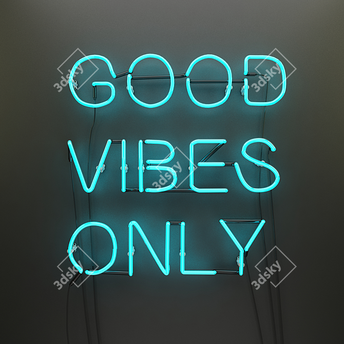  Blissful Vibe Sculpture 3D model image 1