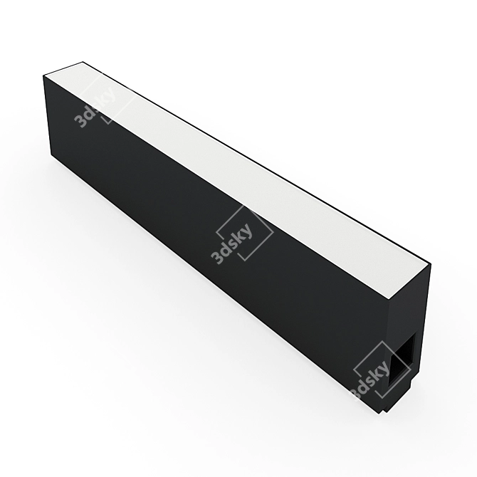 Magnetic Flex Track Lighting 3D model image 1