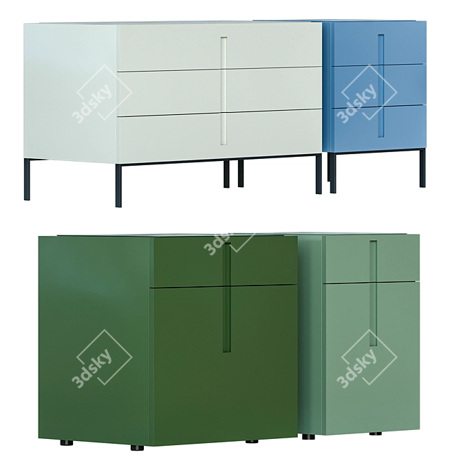 Sleek 3DMax Designer Set 3D model image 2