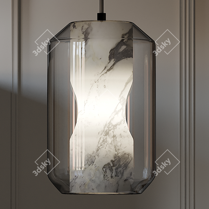 Elegant Chamber Pendant Lights: LEE BROOM 3D model image 2