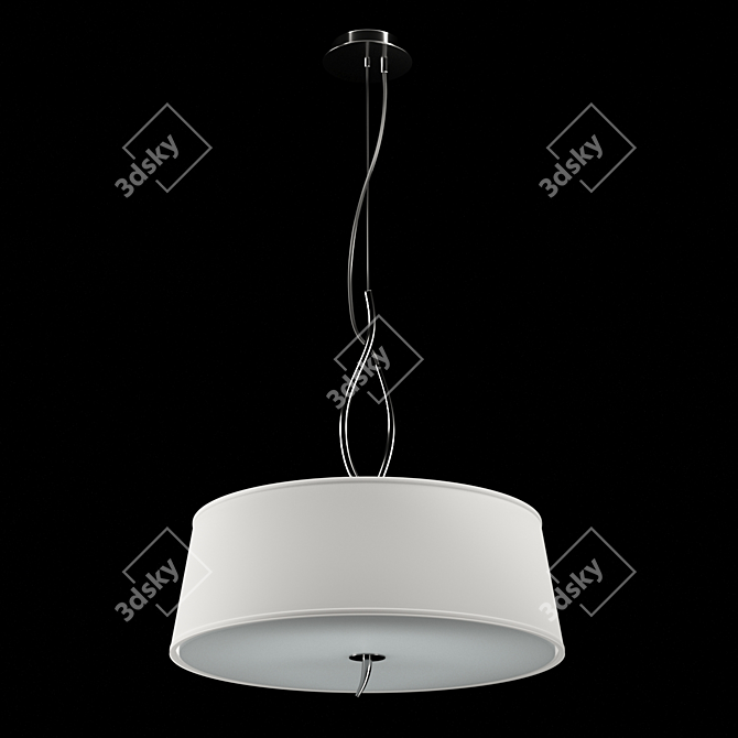NINETTE Chandelier: Elegant Om-inspired Lighting 3D model image 1