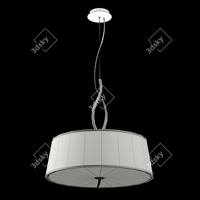 NINETTE Chandelier: Elegant Om-inspired Lighting 3D model image 2