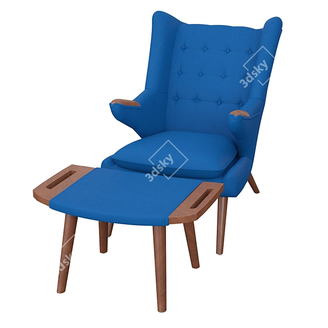 Elevate Your Space: Carrera Wingback 3D model image 2