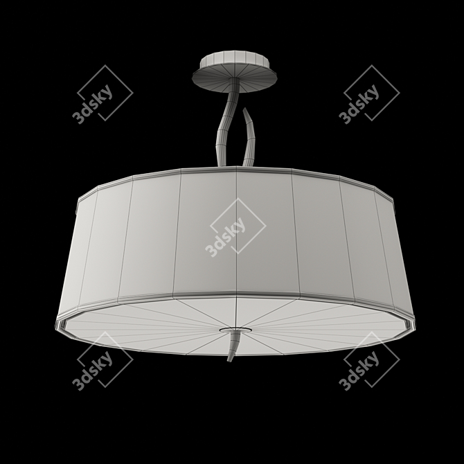 NINETTE 1908 OM Ceiling Lamp: Elegant & Energy-saving 3D model image 2