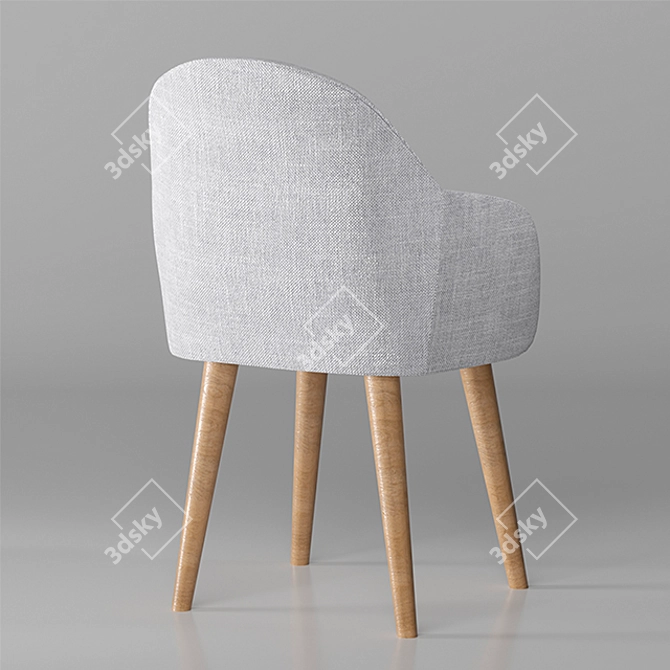 ErgoSeat 998: Modern Armchair 3D model image 2