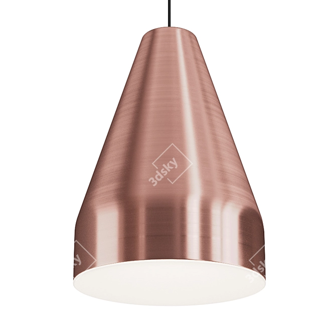 Elegant Auto-inspired Suspension Light 3D model image 2