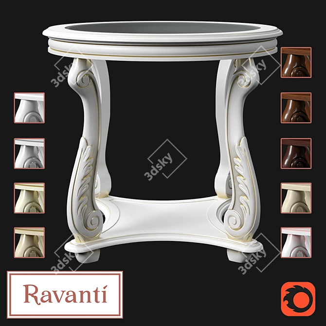 Modern Elegance: OM Ravanti Coffee Table 3D model image 1