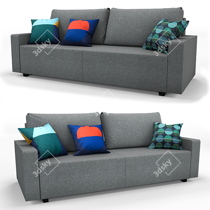 IKEA GIMMARP Sofa Bed 3D model image 1