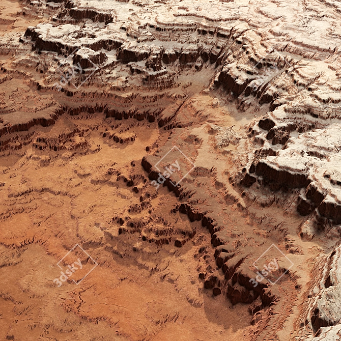 Canyon Vista: High-Quality Landscape Model 3D model image 2