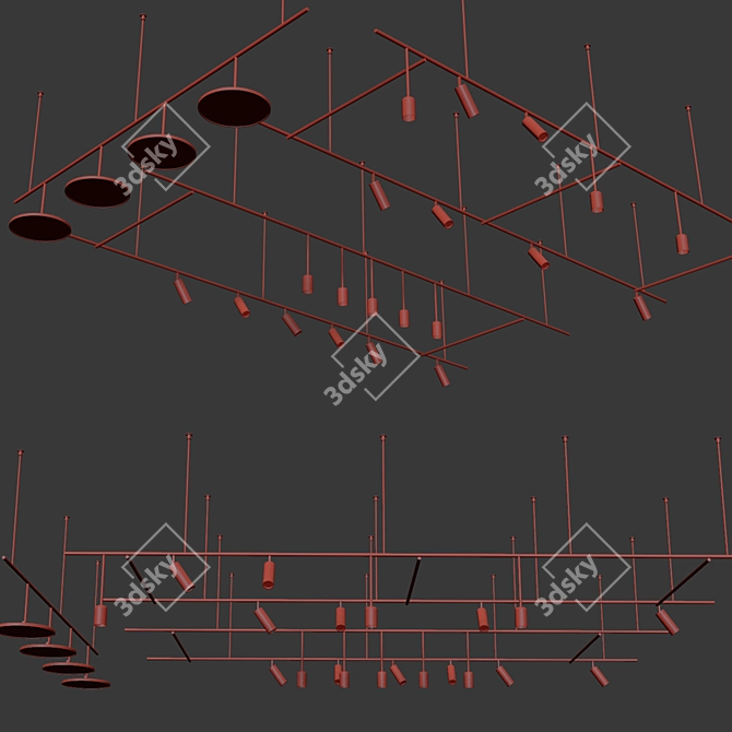 3D Infrastructure Model for 3dsMax 3D model image 3