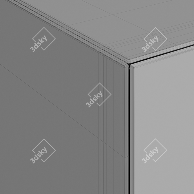 Piuma2 2015 Bookshelf: Sleek & Stylish Shelf Solution 3D model image 3