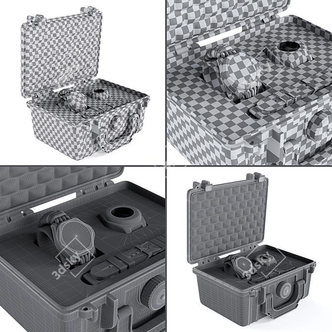 Victorinox INOX Paracord Watch Set 3D model image 3