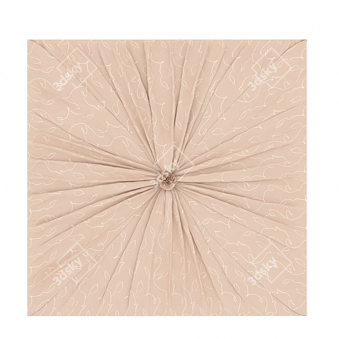 Elegant Ceiling Drapery 3D model image 1