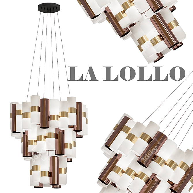 Illuminating Elegance: Slamp Pendant Light 3D model image 1