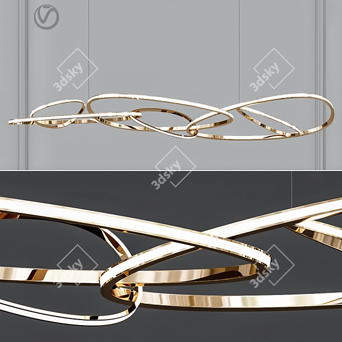 Elegant Unfold Light by Niamh Barry 3D model image 1