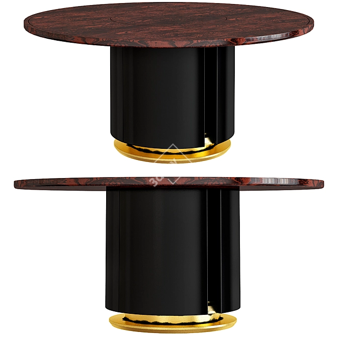 Elegant Italian Craftsman Annibale Colombo 3D model image 1