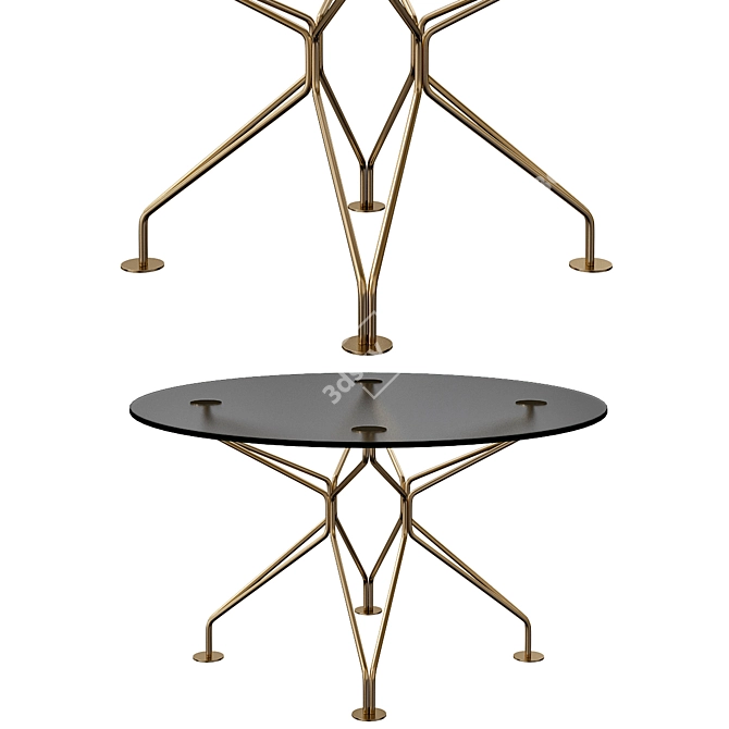 Elegant Modern Kali Nightstand 3D model image 1