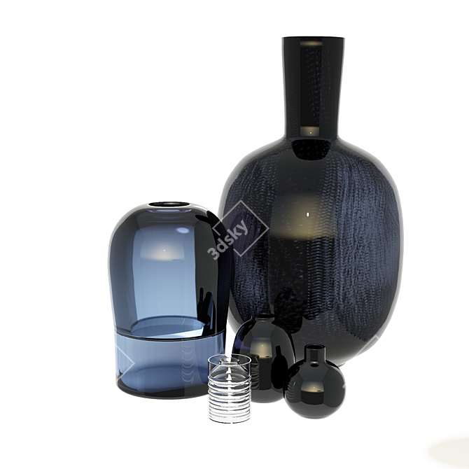 Chic Vases by H&M and L'Appartement 3D model image 1