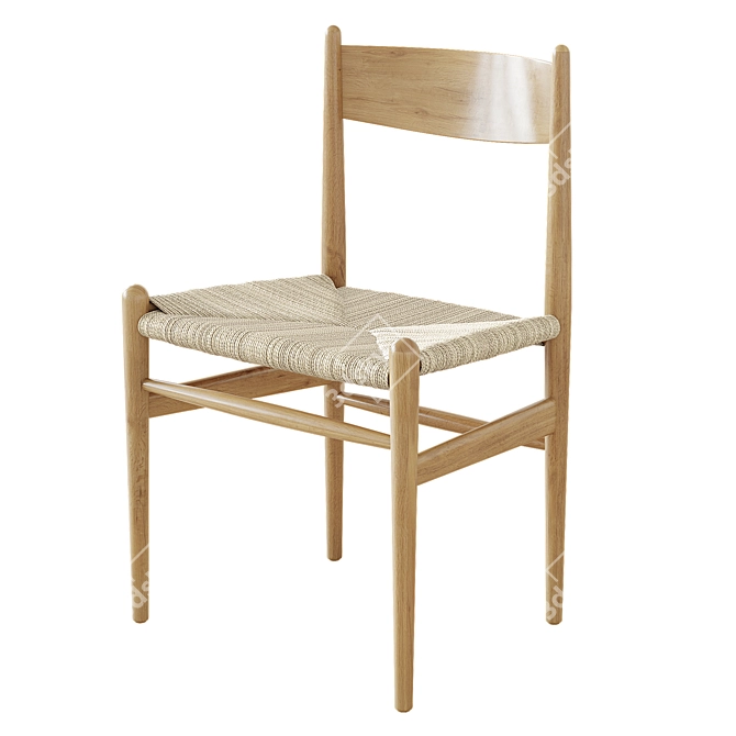 Designer CH36 Chair: High-Quality 3D Model 3D model image 1