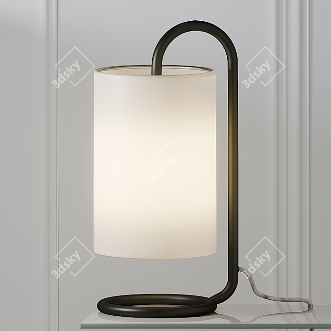 Kira Modern Table Lamp 3D model image 1