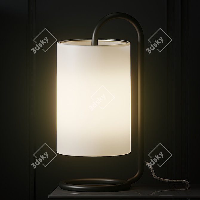 Kira Modern Table Lamp 3D model image 2