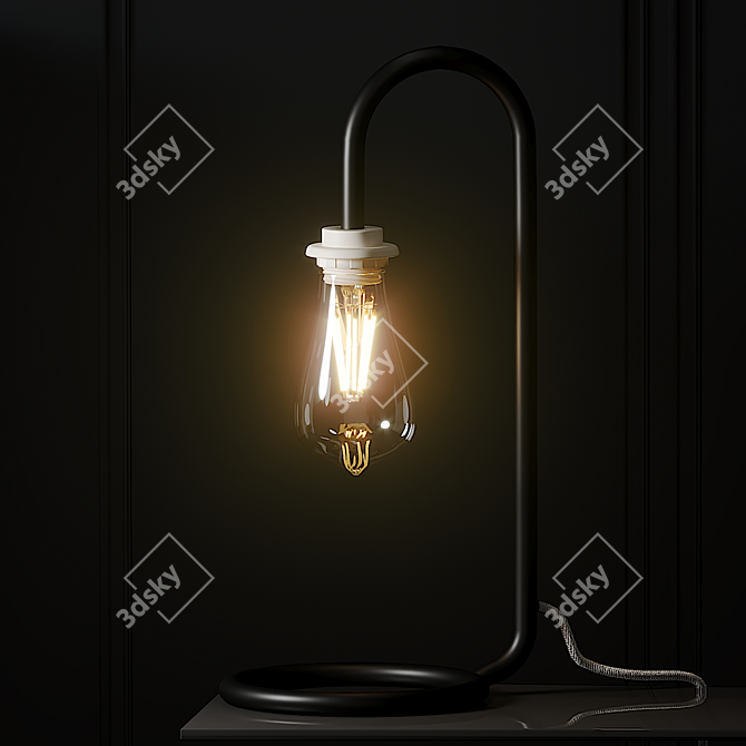 Kira Modern Table Lamp 3D model image 3
