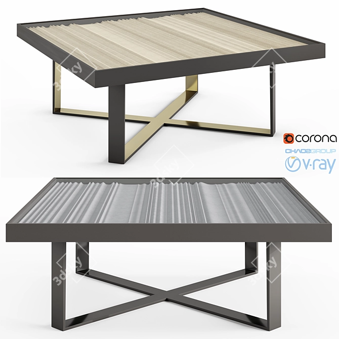 Elegant Yachtline Loginov Table 3D model image 1