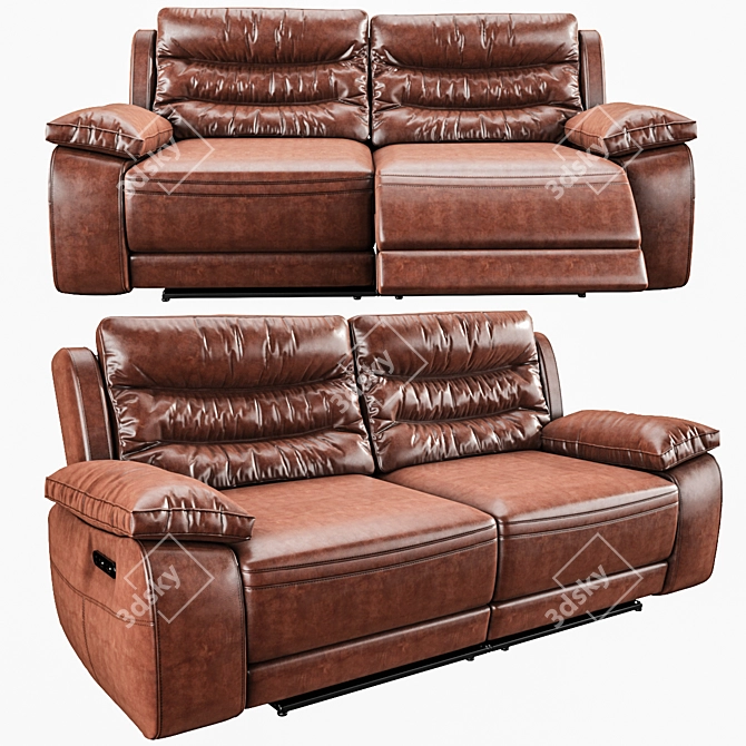 Harveys Monterano Recliner & Non Recliner Sofa - Versatile Comfort 3D model image 2