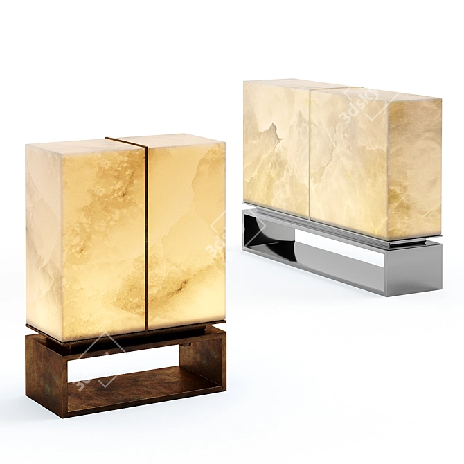 Reda Amalou Domino Light: Sleek Illumination 3D model image 1