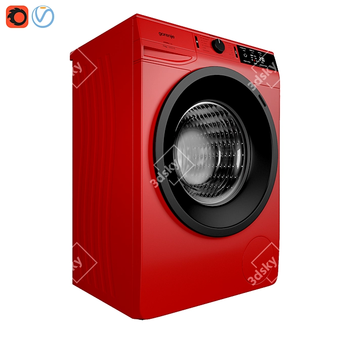 Gorenje WE62S3R: Advanced Washing Excellence 3D model image 1