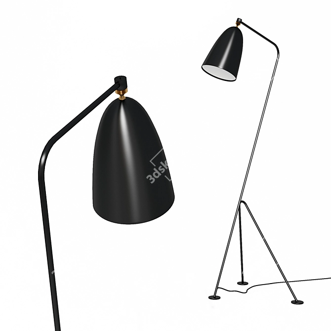 Gubi Torchere Lamp (R215, H1250) 3D model image 1