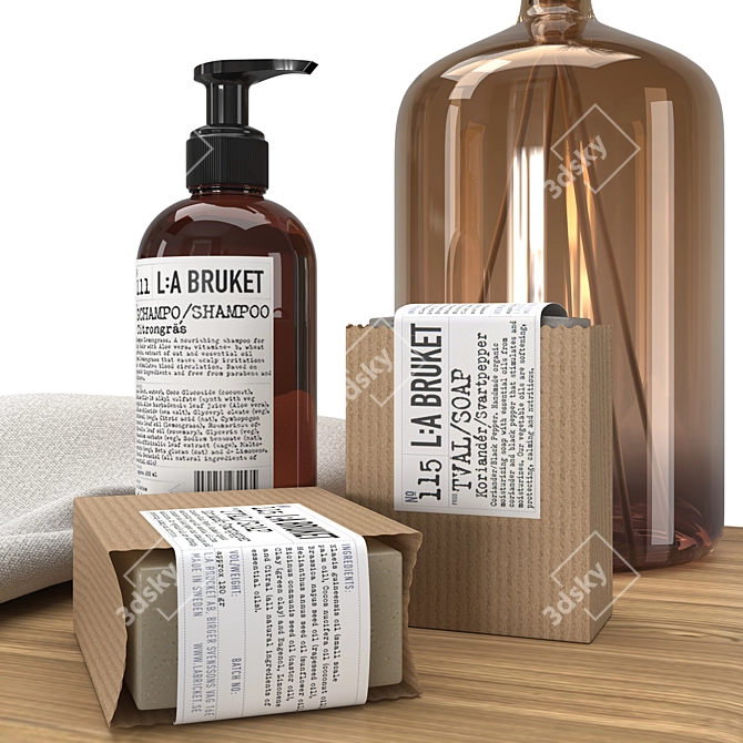 L:A Bruket Bathroom Decor Set 3D model image 2