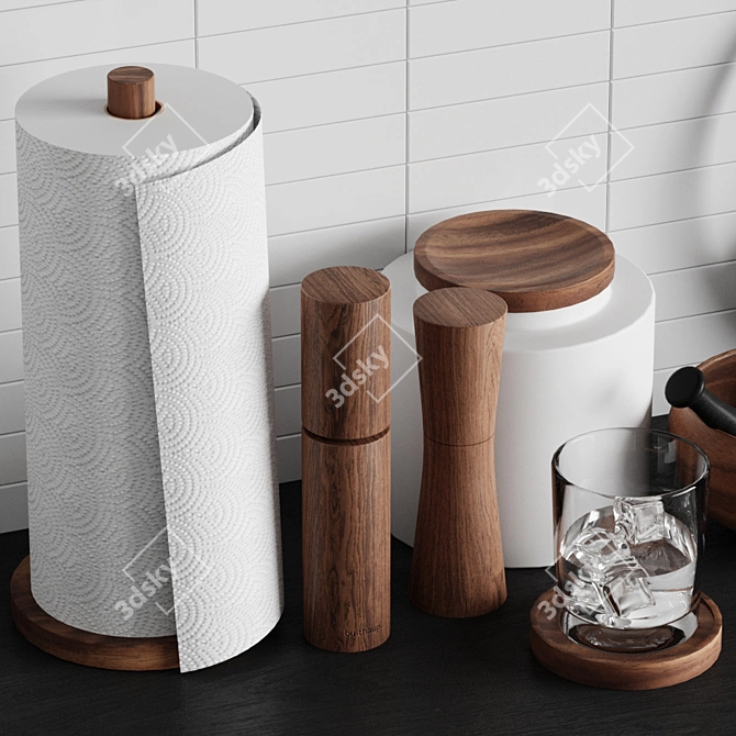 Stylish Kitchen Essentials: Decor 2 3D model image 3