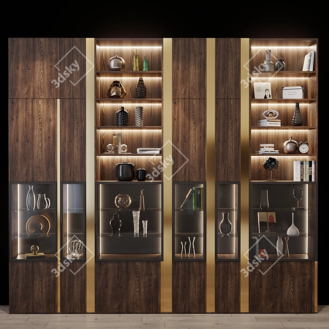 Modern Furniture Set: Spacious & Stylish 3D model image 1