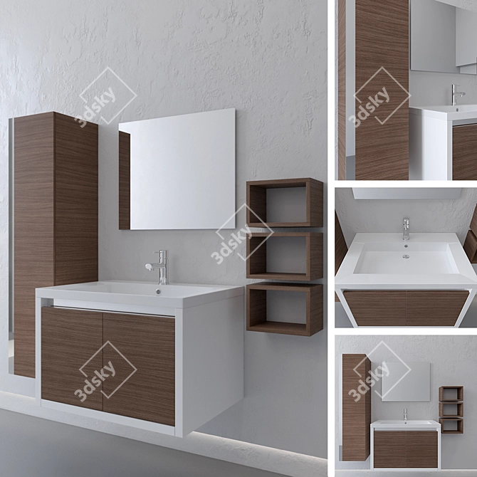 INDA Clever: Italian Modern Hanging Furniture 3D model image 1