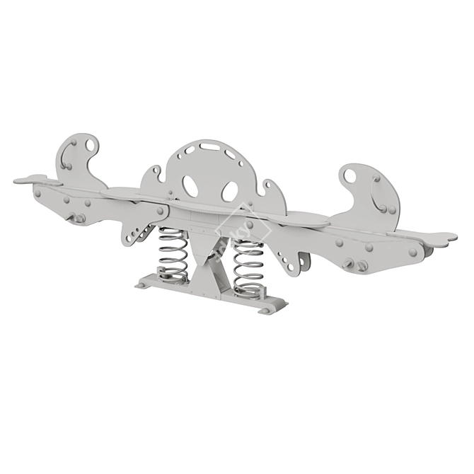Kompan Horizontal Swing - Octopus Style 3D model image 3