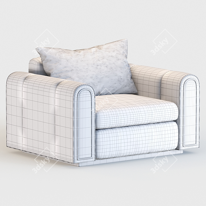 Luxurious Ludovica Mascheroni Armchair 3D model image 3