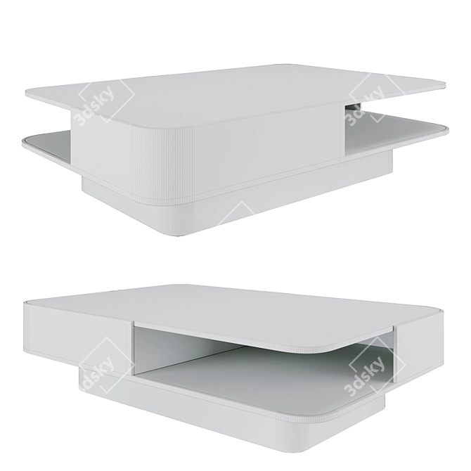 Elegant Red Edition Table 3D model image 3