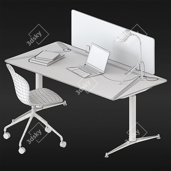 Modern Office Set: BoConcept 3D model image 5