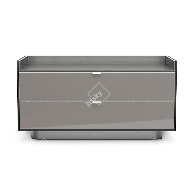 Minotti Darren Chest: Contemporary Storage Solution 3D model image 2