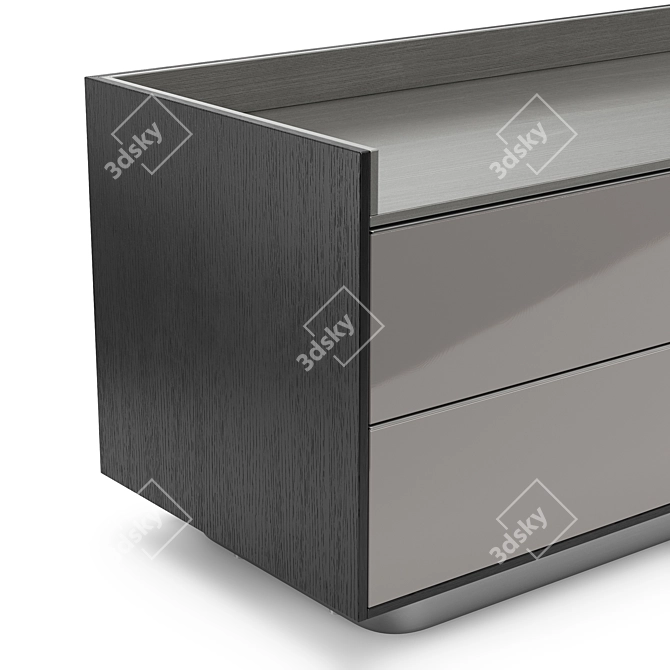 Minotti Darren Chest: Contemporary Storage Solution 3D model image 3