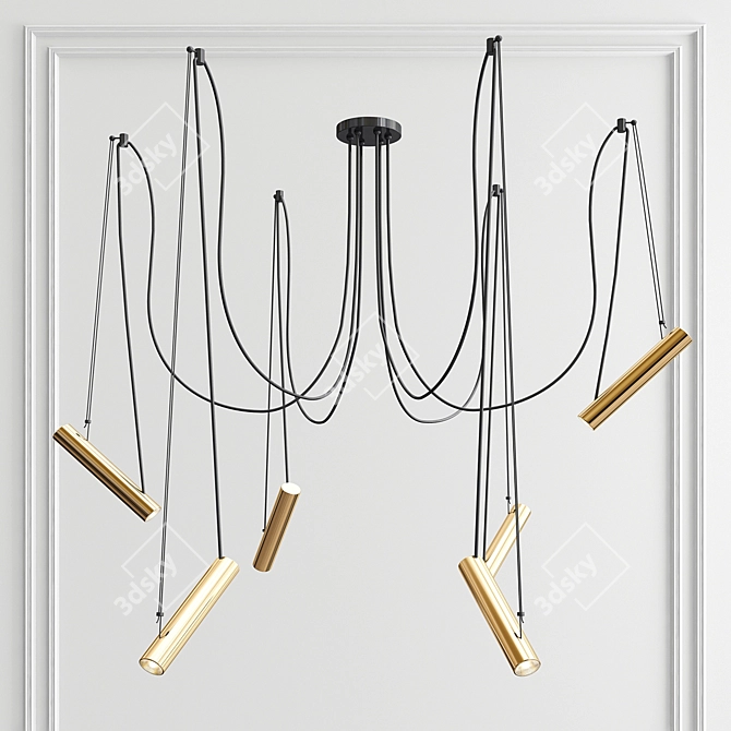 Title: Harvest Moon Pendant 3D model image 1