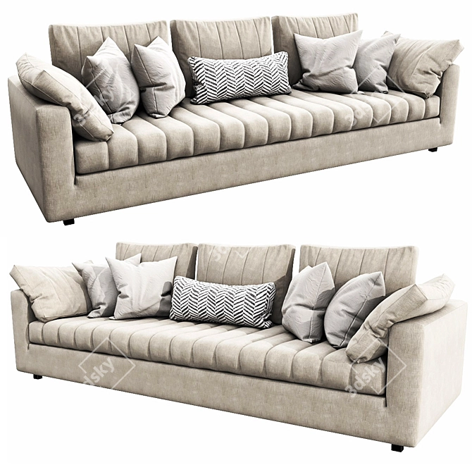 Luxurious Linteloo Moreno Sofa 3D model image 2
