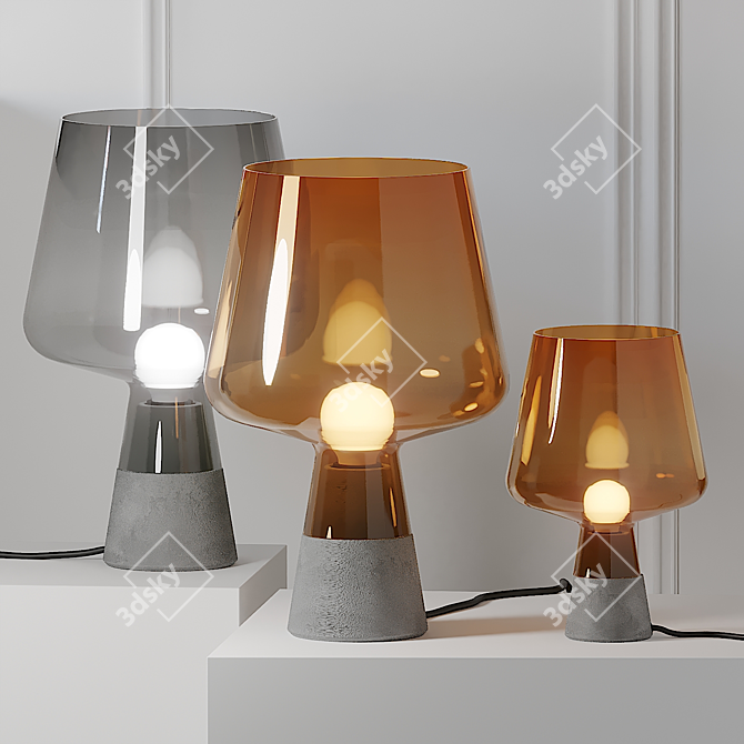 Title: Leimu Table Lamps: Timeless Elegance 3D model image 1