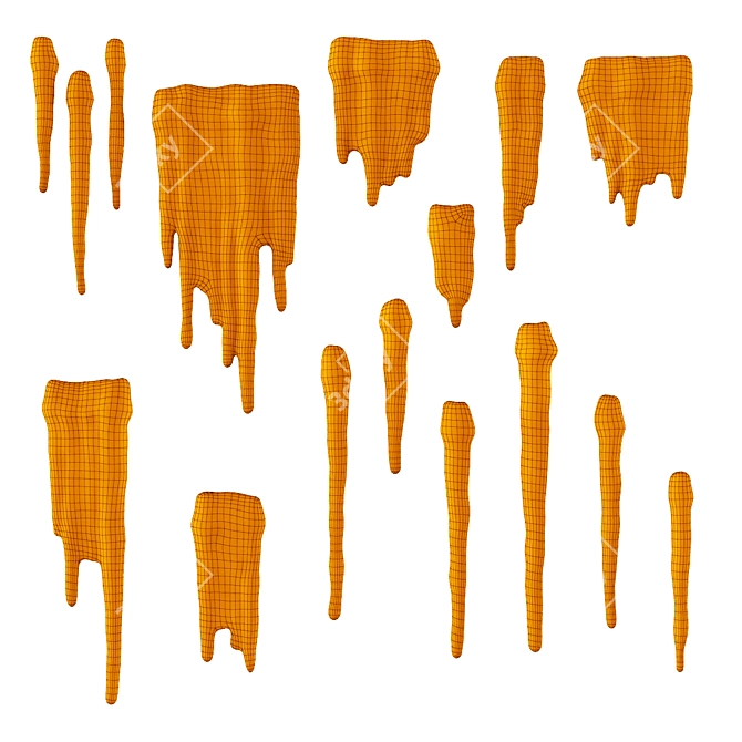 Frosty Cascade 3D model image 3