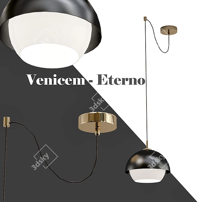 Eternal Venice Crystal Chandelier 3D model image 1