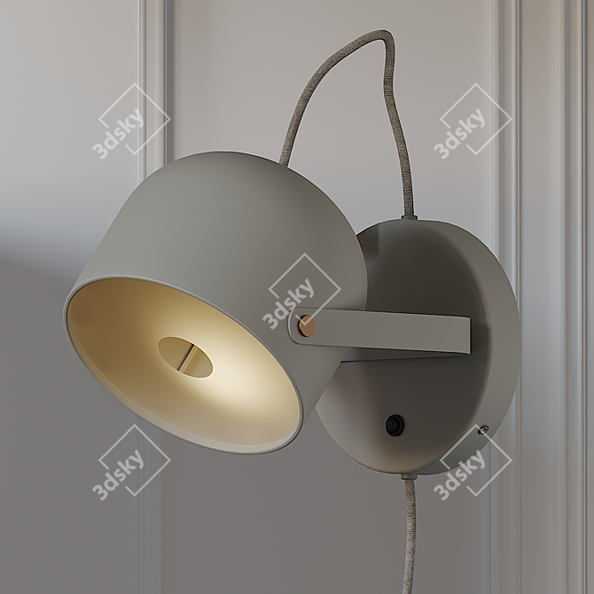 Modern Svejk 13 Wall Sconce 3D model image 2